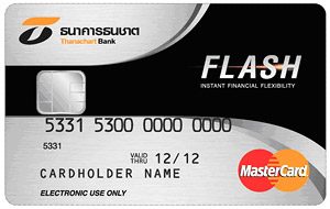 สมัครทำบัตรกดเงินสดธนชาต Flash Plus 
