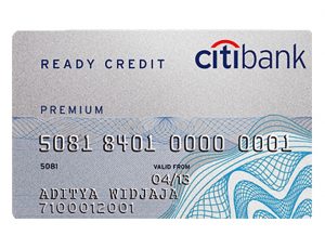 สมัครบัตรกดเงินสดซิตี้แบงก์ Ready Credit Citibank